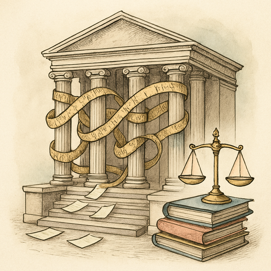 Court Filing PDF Disasters That Made Lawyers Wish for Paper Again Illustration for Court Filing PDF Disasters That Made Lawyers Wish for Paper Again