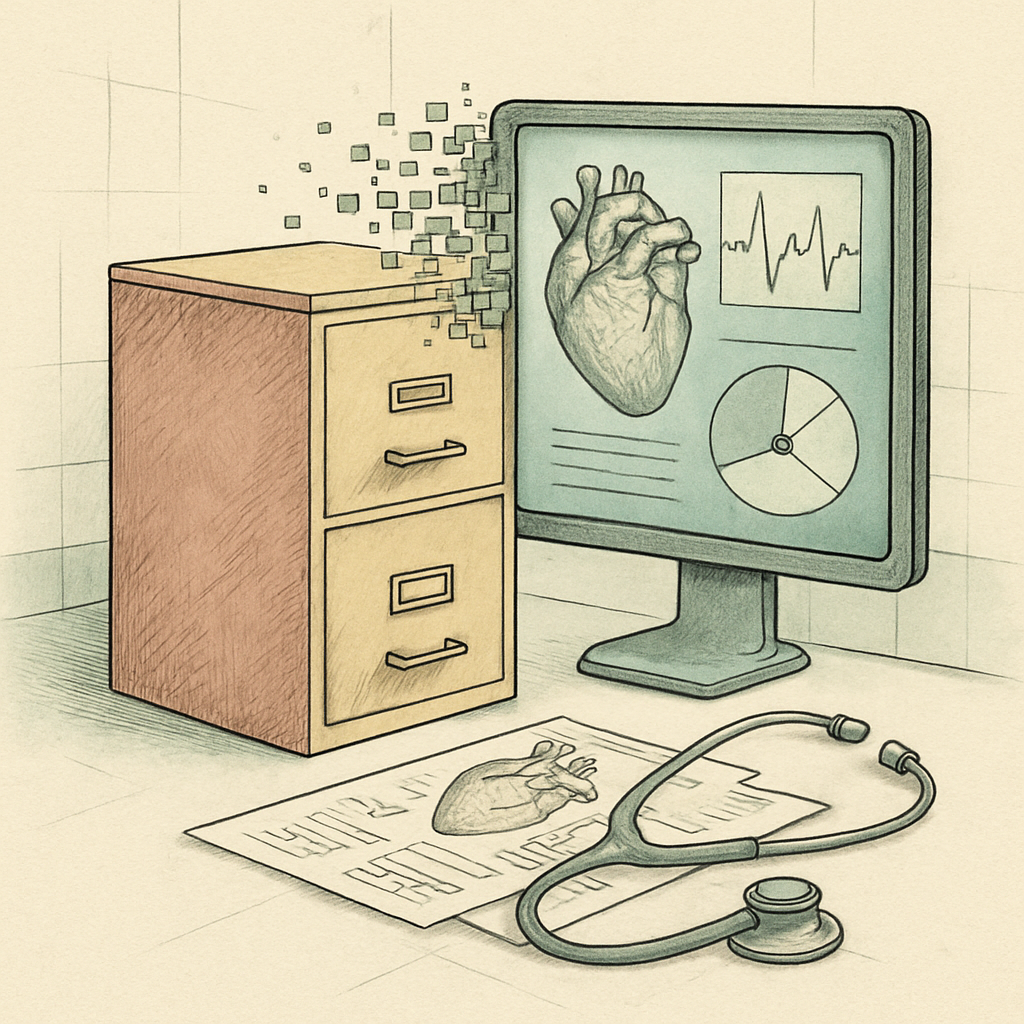 Healthcare Digitization: When Your Medical Records PDF Is More Fragile Than You Illustration for Healthcare Digitization: When Your Medical Records PDF Is More Fragile Than You