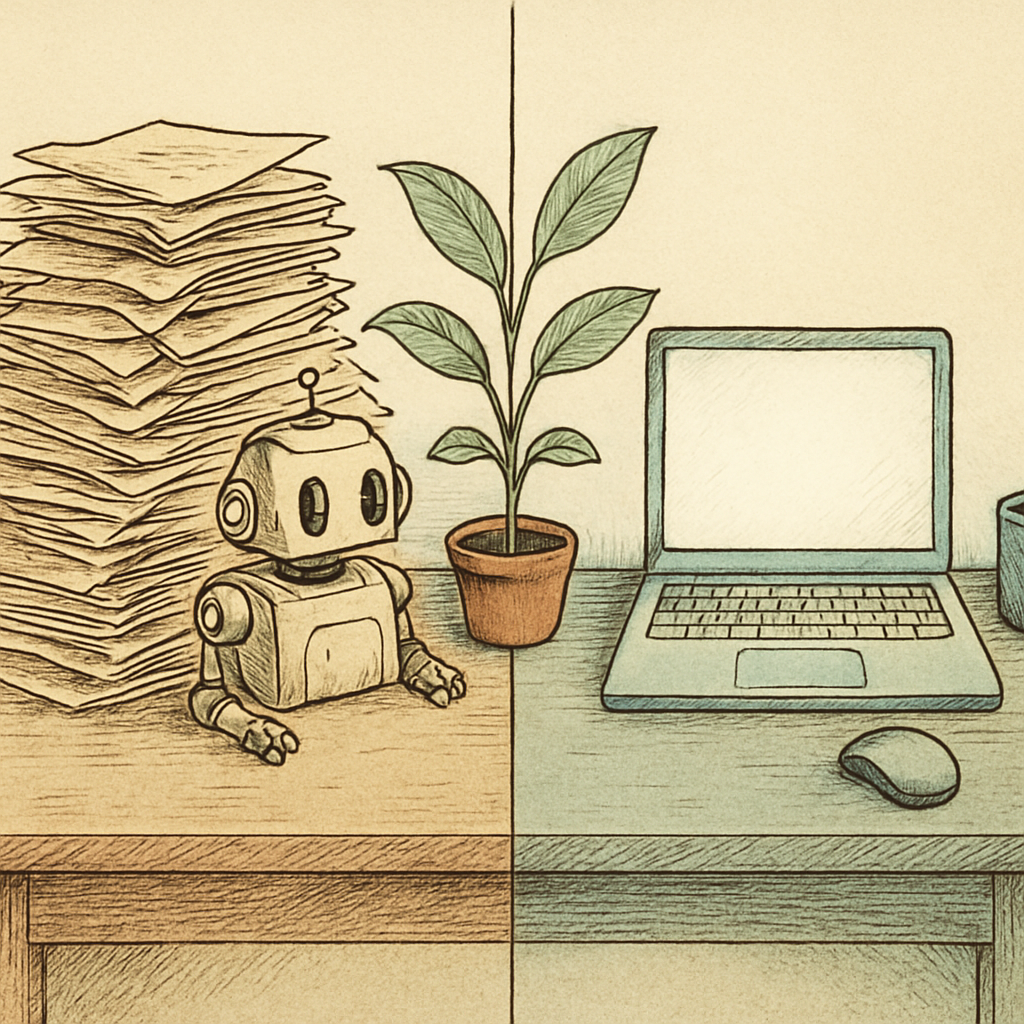 The Paperless Office: 50 Years of Being "Almost There" Illustration for The Paperless Office: 50 Years of Being "Almost There"